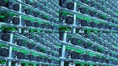 State-of-the-art GPU mining rig set up for Ethereum and altcoins